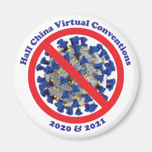 Hall China No Covid Magnet