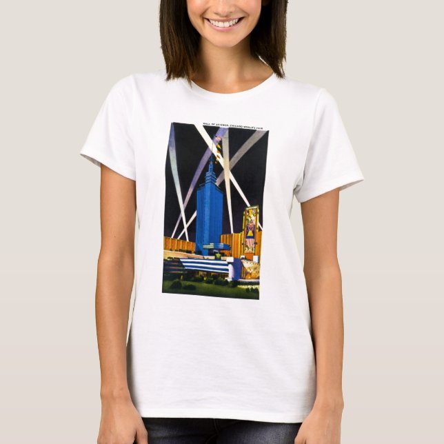 Hall der Wissenschaft, Chicago-Weltausstellung T-Shirt (Vorderseite)
