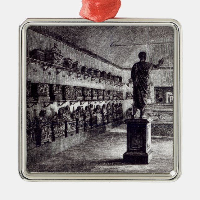 Hall des Arringatore, Etruscan Museum Silbernes Ornament (Vorne)