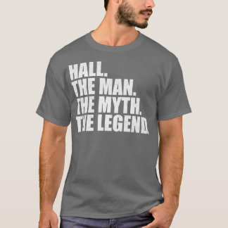 Hall Familienname Hall Nachname Hall Familienname  T-Shirt