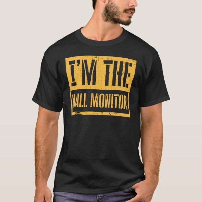 Hall Monitor Back To School Student 1 T-Shirt (Vorderseite)