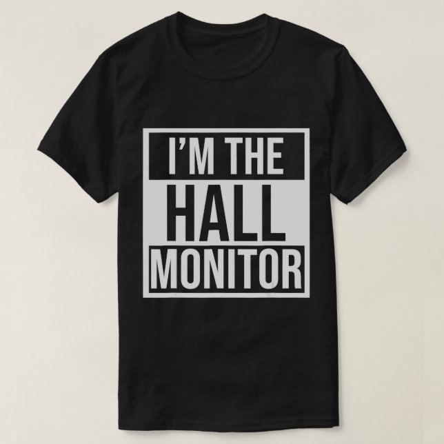 Hall-Monitor-Geschenk zurück an Schüler-T - Shirt (Design vorne)