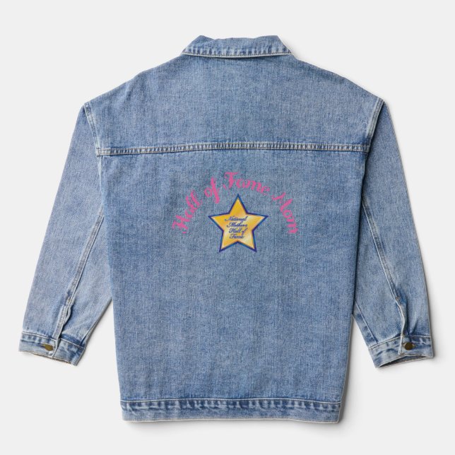 Hall of Fame Mama Denim Jacket Jeansjacke (Rückseite)
