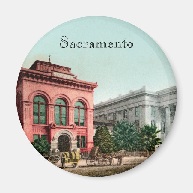 Hall of Platten Vintag California Magnet (Vorne)