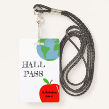 Hall-Pass Personalisiert