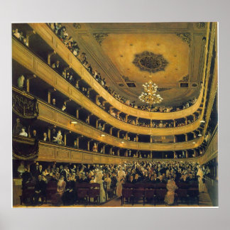 Hall von Gustav Klimt Poster