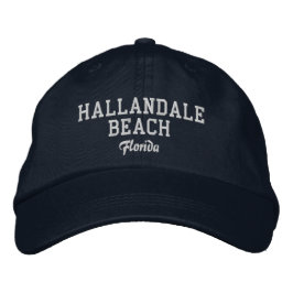 Hallandale Beach Florida bestickt mit Baseballhut Bestickte Baseballkappe