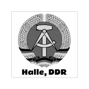 Halle, DDR Permastempel