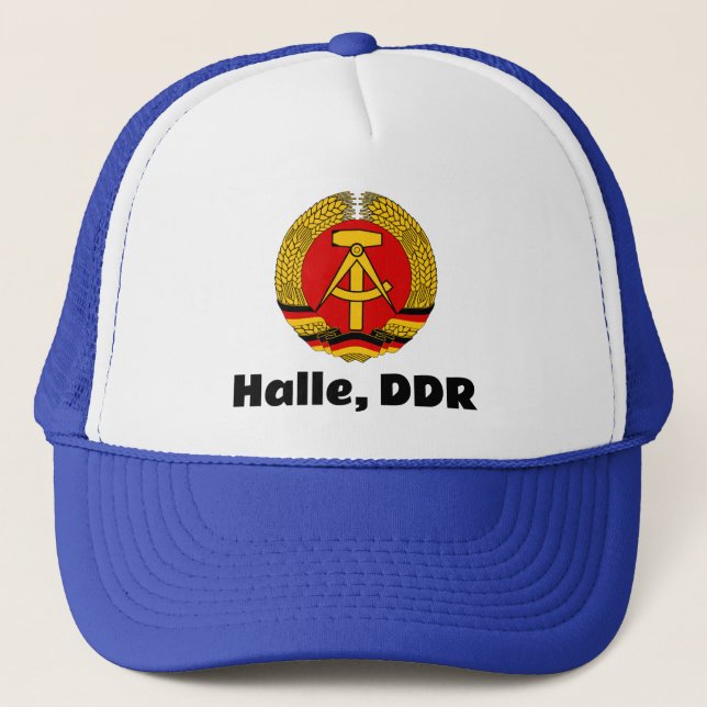 Halle, DDR Truckerkappe (Vorderseite)