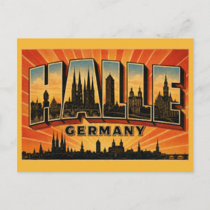 Halle Deutschland Marktkirche Postkarte