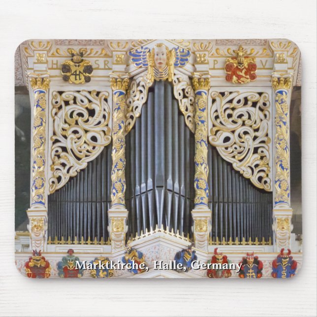 Halle-Organ mousepad (Vorne)
