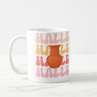 Halle Retro Name Pottery Hobby Kaffeetasse