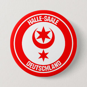 Halle (Saale) RundEmblem Button