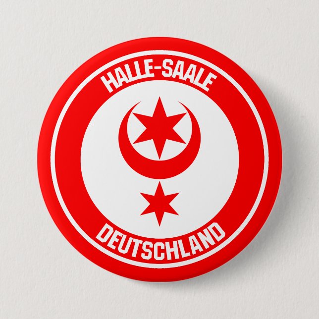 Halle (Saale) RundEmblem Button (Vorderseite)