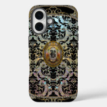 Halleesham Eleganter Damast-Monogramm