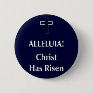 Halleluja! Christus ist gestiegen Button
