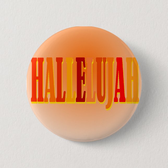 Halleluja-Knopf Button (Vorderseite)