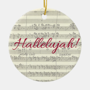 Halleluja-Weihnachtsverzierung Keramik Ornament