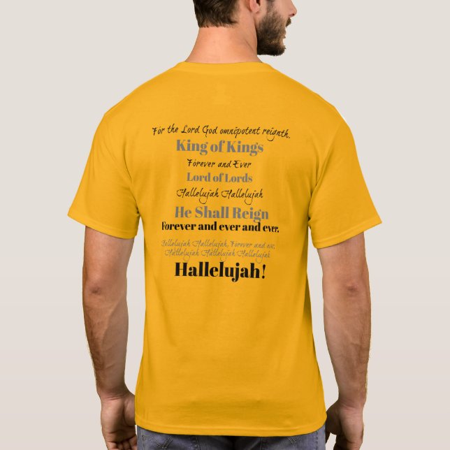 Hallelujah Chorus Shirt (Rückseite)
