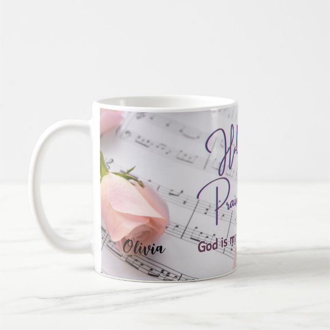 Hallelujah ! Dieu est ma vie Compositeur mug (Gauche)