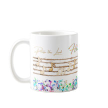 "Hallelujah Loise the Lord" Musiknote Design Tasse