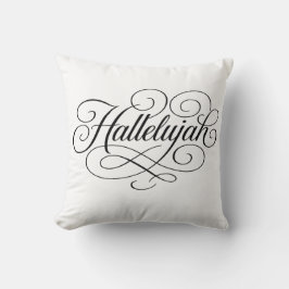 Hallelujah Monogram Kissen
