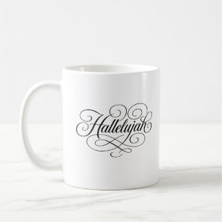 Hallelujah Monogramm Kaffeetasse