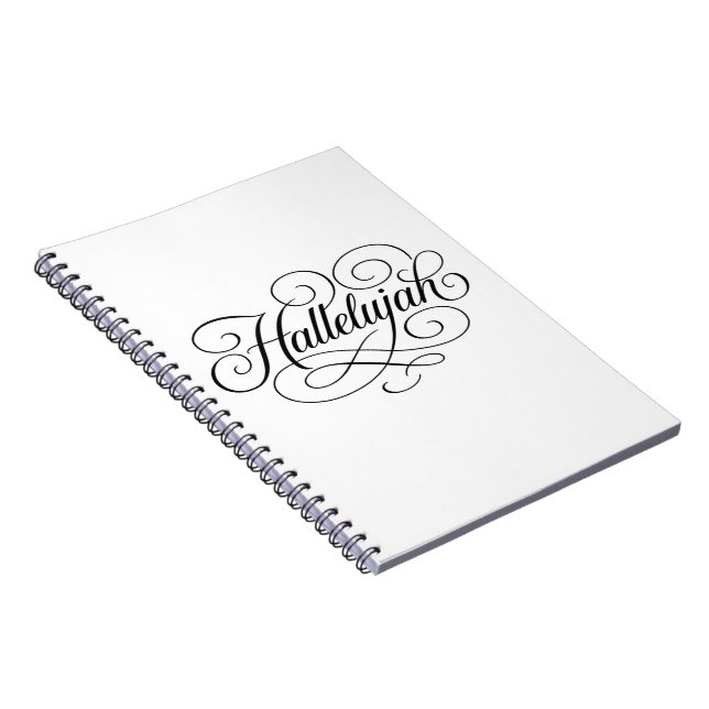 Hallelujah Monogramm Notizblock (Rechte Seite)
