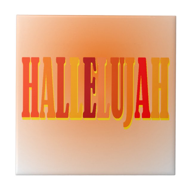 Hallelujah Tile Fliese (Vorderseite)