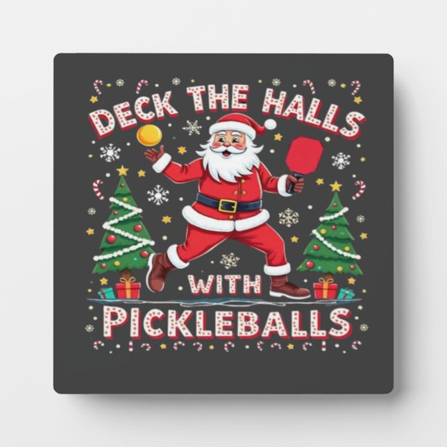 Hallen mit Pickleballs überprüfen Fotoplatte (Vorderseite)