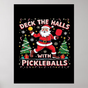 Hallen mit Pickleballs überprüfen Poster