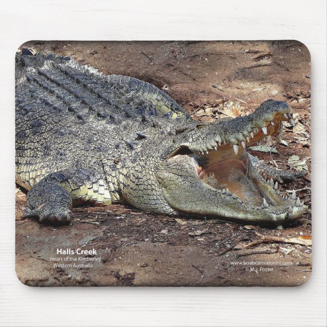 Hallen-Nebenfluss Croc Mousepad (Vorne)