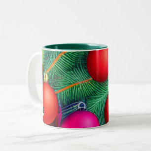 Hallen überprüfen zweifarbige tasse