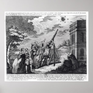 Halleys Komet beobachtet im Jahre 1759 von Cassini Poster