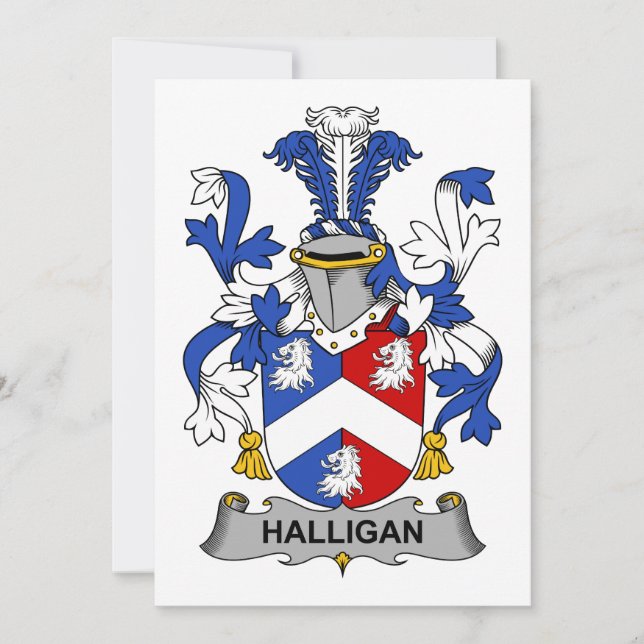 Halligan-Familienwappen (Vorderseite)