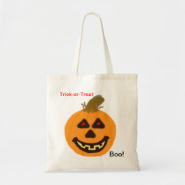 Hallloween Orange Jack-o-Lantern Tragetasche