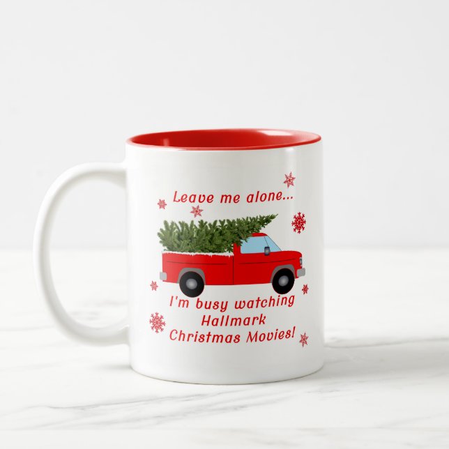 Hallmark Christmas Movie Regarder Mug (Gauche)