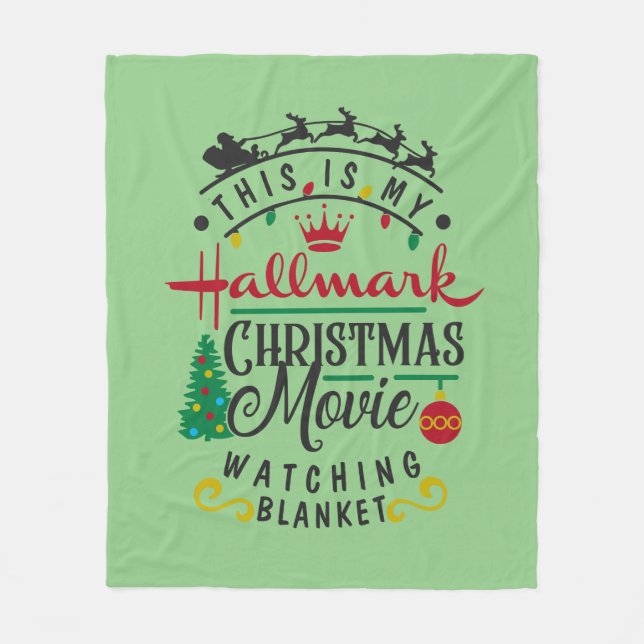 Hallmark Weihnachtsfilm Fleece Blanka (Vorderseite)