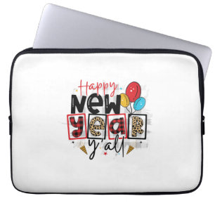 Hallo 2022 Alles Gute zum neuen Jahr Laptopschutzhülle