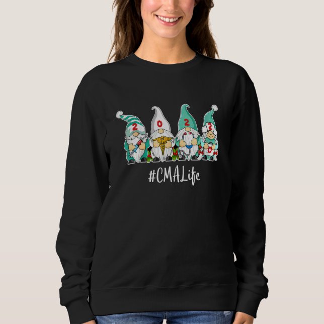 Hallo 2022 Nurselife 2022 CMA zertifiziert Medical Sweatshirt (Vorderseite)