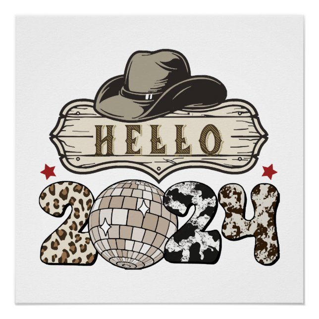 Hallo 2024 Western Poster (Vorderseite)