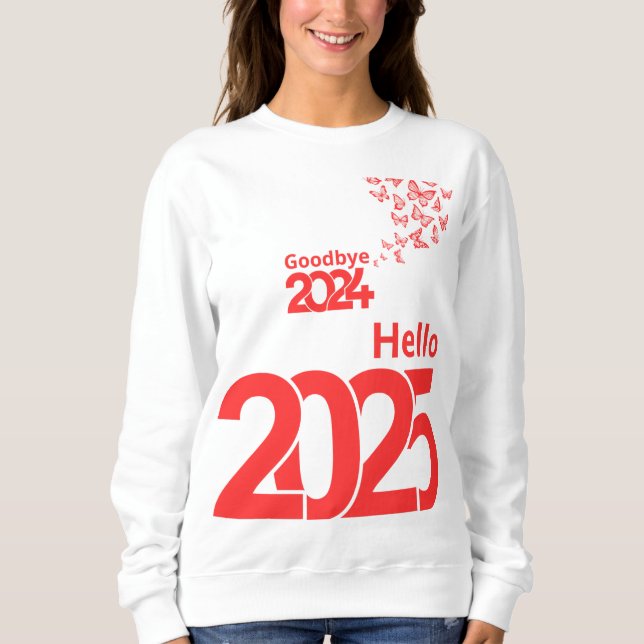 Hallo 2025 sweatshirt (Vorderseite)