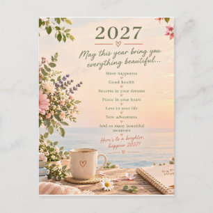 Hallo 2027 – Ein Jahr der Hoffnung, Postkarte