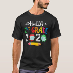 Hallo 2. zweite Klasse 2020 Zurück zur Schule Boys T-Shirt