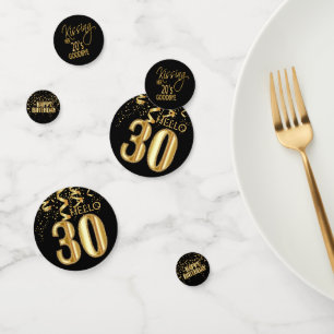 Hallo, 30. Geburtstag Konfetti