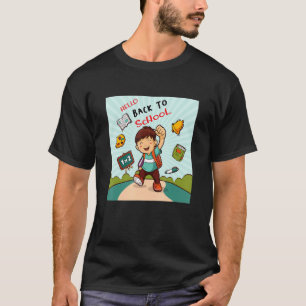 Hallo 3. Klasse Lehrer zurück zur Schule T-Shirt