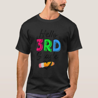Hallo 3. Klasse Teamlehrer zurück zur Schule T-Shirt