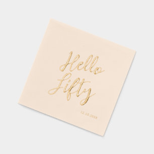 Hallo 45 servietten mit folie