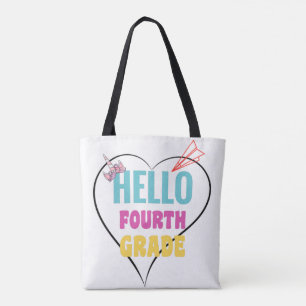 Hallo 4. Klasse Bestes Geschenk für den 1. Schul Tasche
