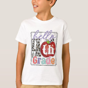 Hallo 4. Klasse, Junge oder Mädchen T-Shirt